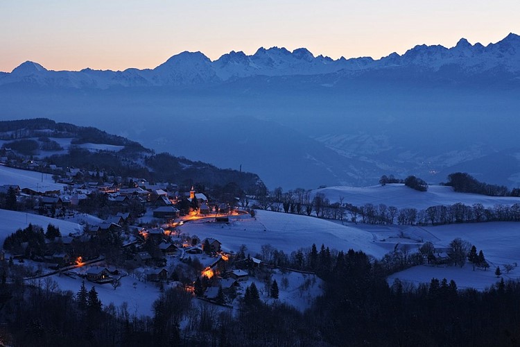 Villages des Petites Roches en hiver