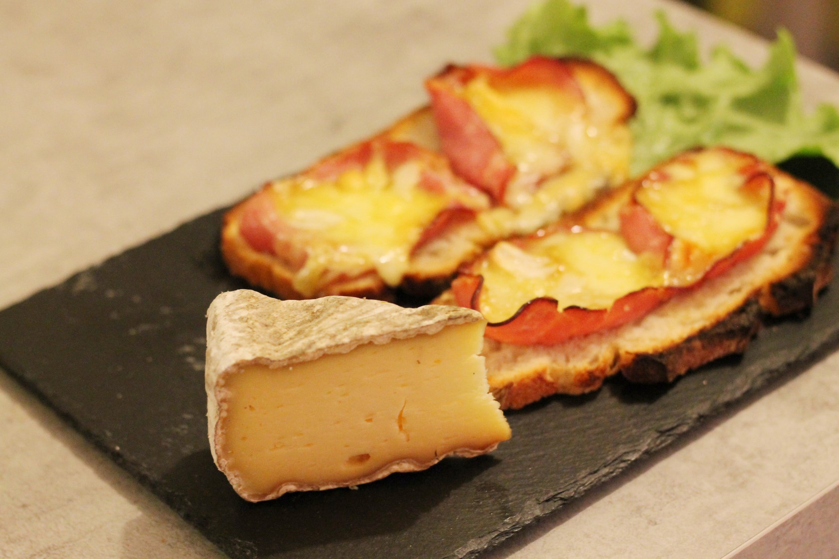 Recette tartine tomme montagne gratinee