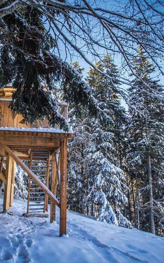 Cabane Insolite Isère Sous La Neige