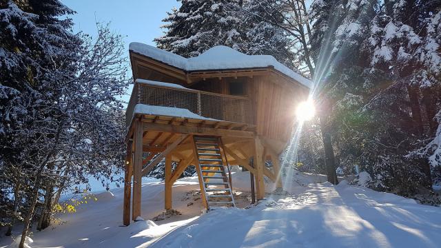 Nuit Insolite Isère Cabane Neige