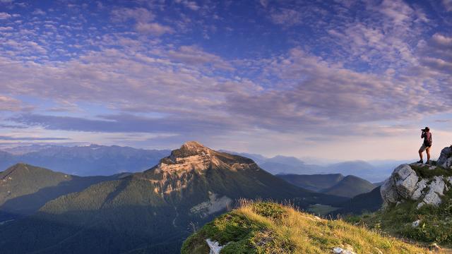 Chamechaude depuis l'oratoire d'Orgeval au Charmant Som