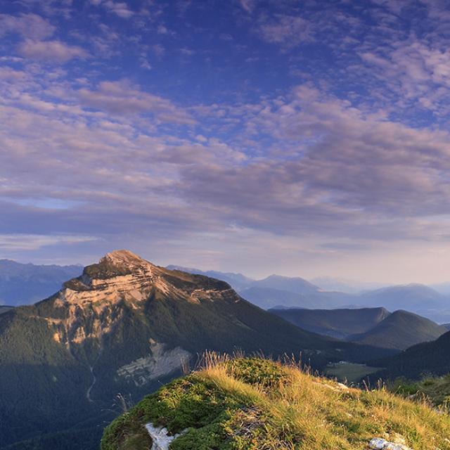 Chamechaude depuis l'oratoire d'Orgeval au Charmant Som