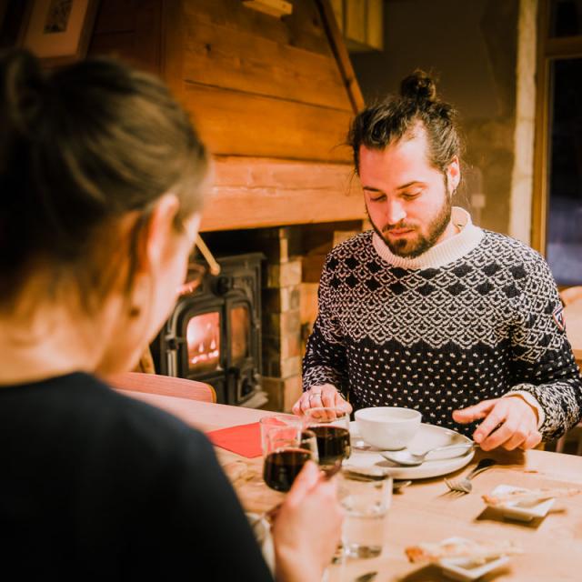 Repas à la Ferme de Brévardière