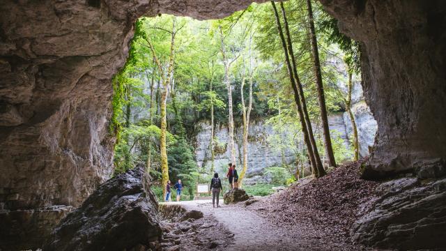 Grottes De Saint Christophe, Visite En Famille