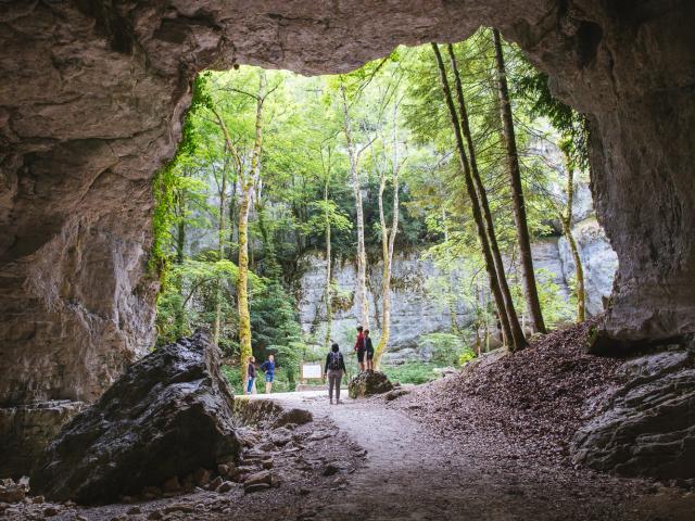 Grottes De Saint Christophe, Visite En Famille