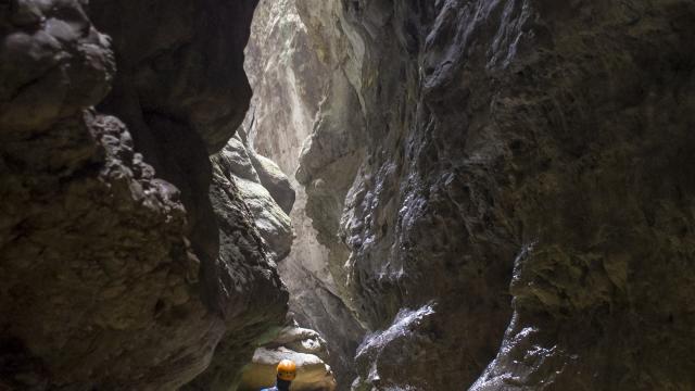 canyon de l'Infernet, Chartreuse, France.