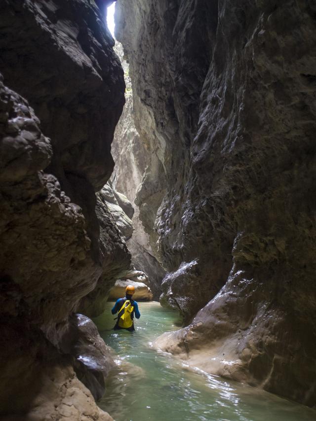 canyon de l'Infernet, Chartreuse, France.