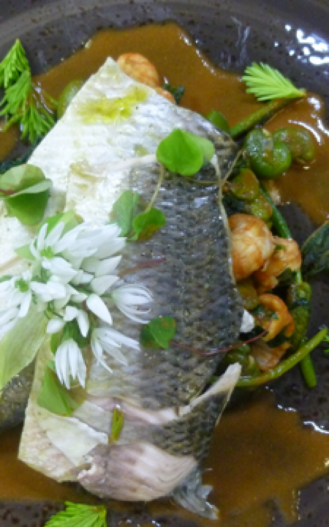 La Recette Filet De Lavaret Braise A La Chartreuse Et Aux Branches De Sapin