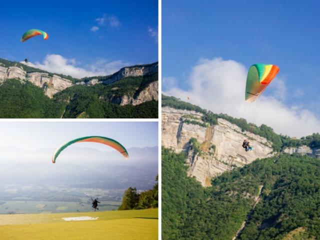 Parapente Près De Grenoble, Saint Hlaire Du Touvet