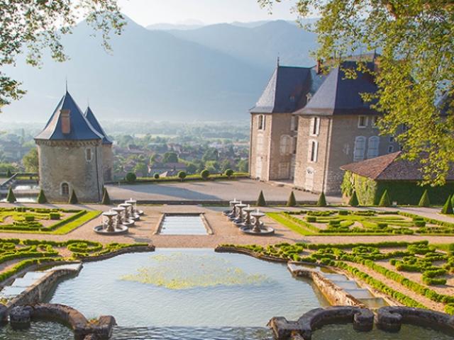 Jardins et chateau du touvet