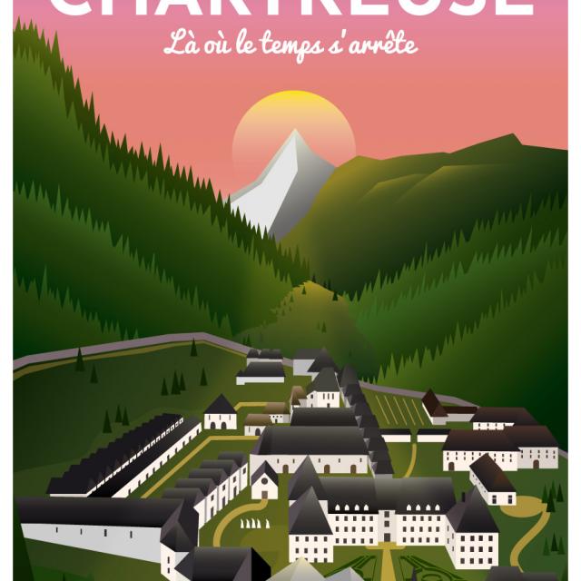 Affiche Retro Monastere