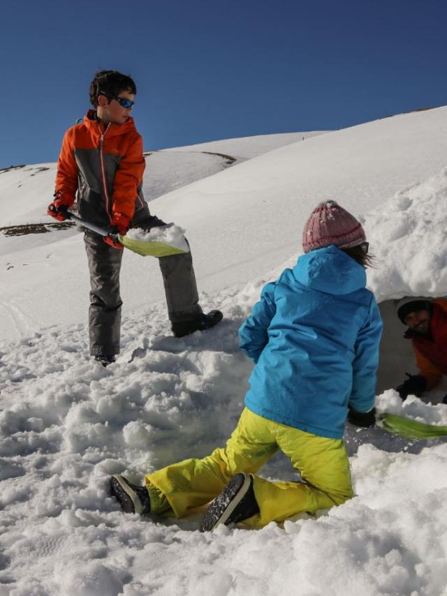 Construction de l'igloo