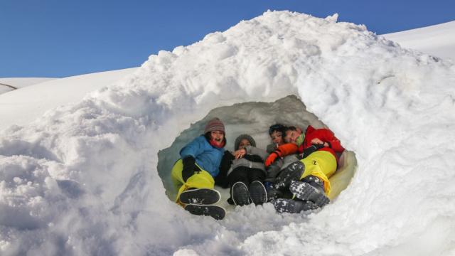 L'igloo est construit !