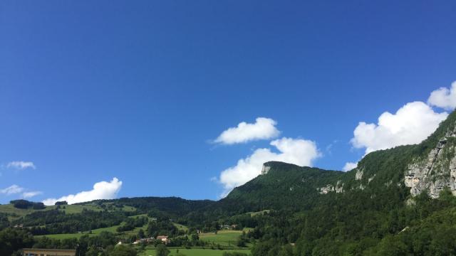 La vue depuis le jacuzzi