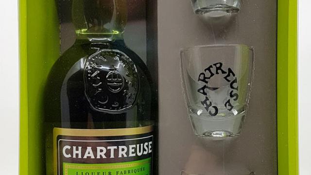 Coffret Chartreuse Verte Avec Verres