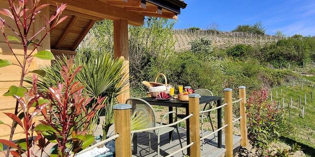 Lodge Nature Etang De La Tourne Petit Dejeuner Terrasse Bd