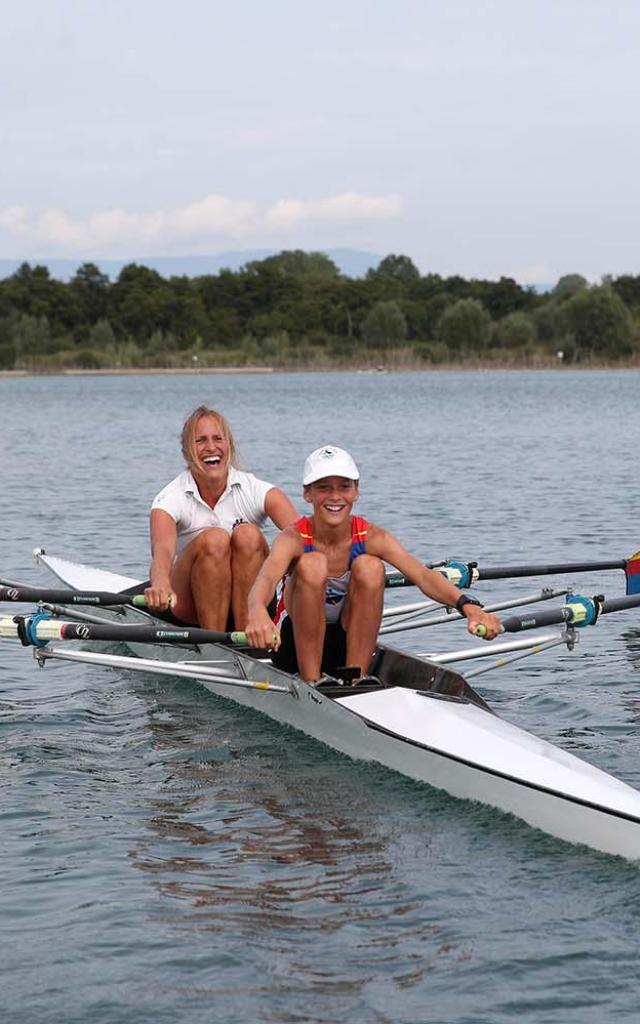 Découverte de l'aviron au Lac de Paladru