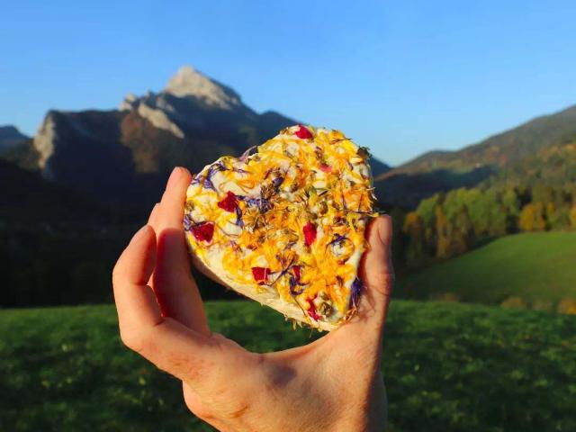 Fromage Coeur Fleurs de la Ferme des Petites Cornes