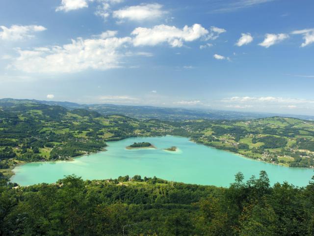 Lac d'Aiguebelette depuis l'Epine