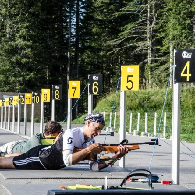 Biathlon été avec Ecole de Porte