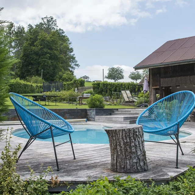 Piscine Chambre d'hôtes La Bageatière