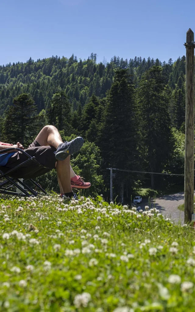 Détente au Col de Porte