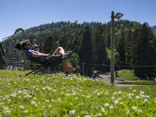 Détente au Col de Porte