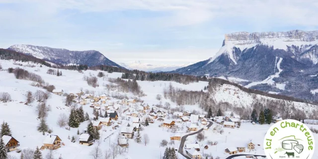 Paysage Mont Granier Hiver