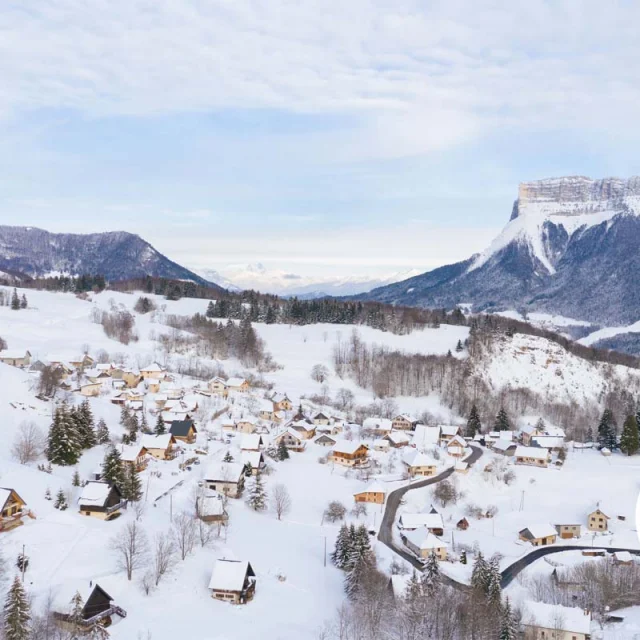 Paysage Mont Granier Hiver