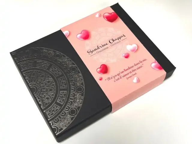 Boite Chocolats St Valentin Sandrine Chappaz